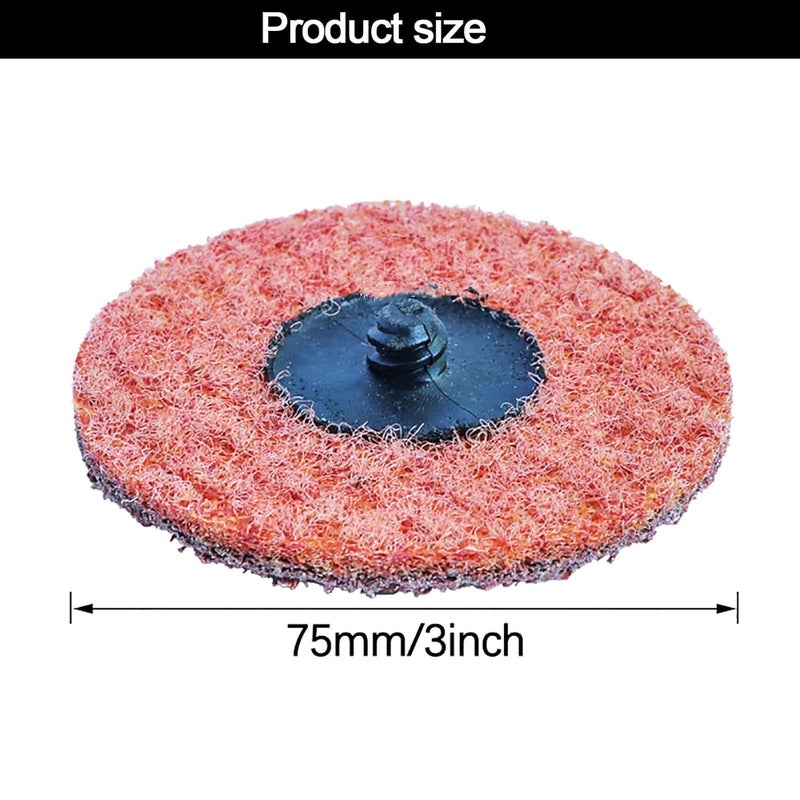 FPPO 30 PCS 3" Inch Roll Lock Quick Change Sanding Disc Pad for Surface Polishing 1/4" Shank,Sanding Pads for Power-Operated Sanders - Image 4